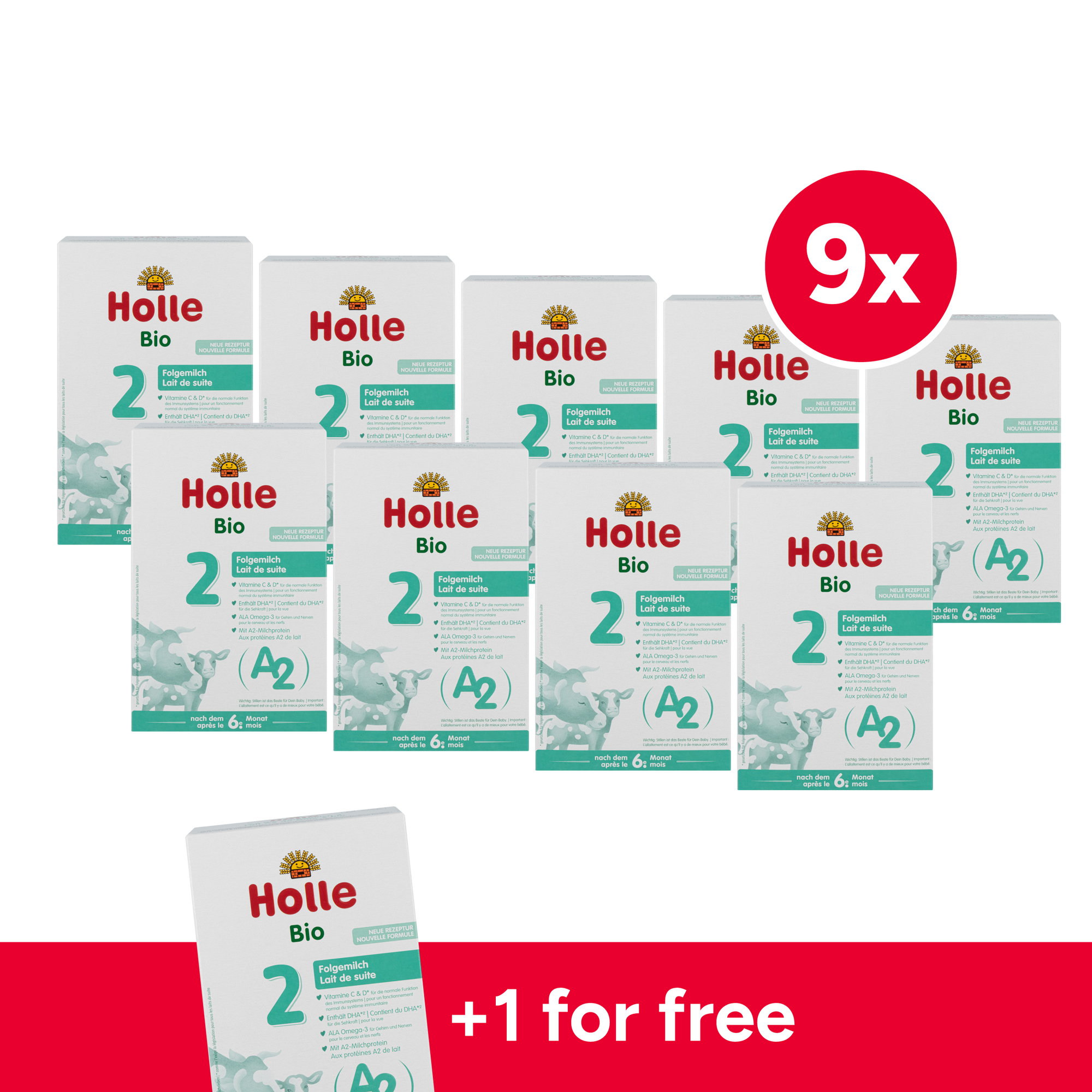 Holle A2 Cow Milk Baby Formula • Stage 2 – Organic Formula Now