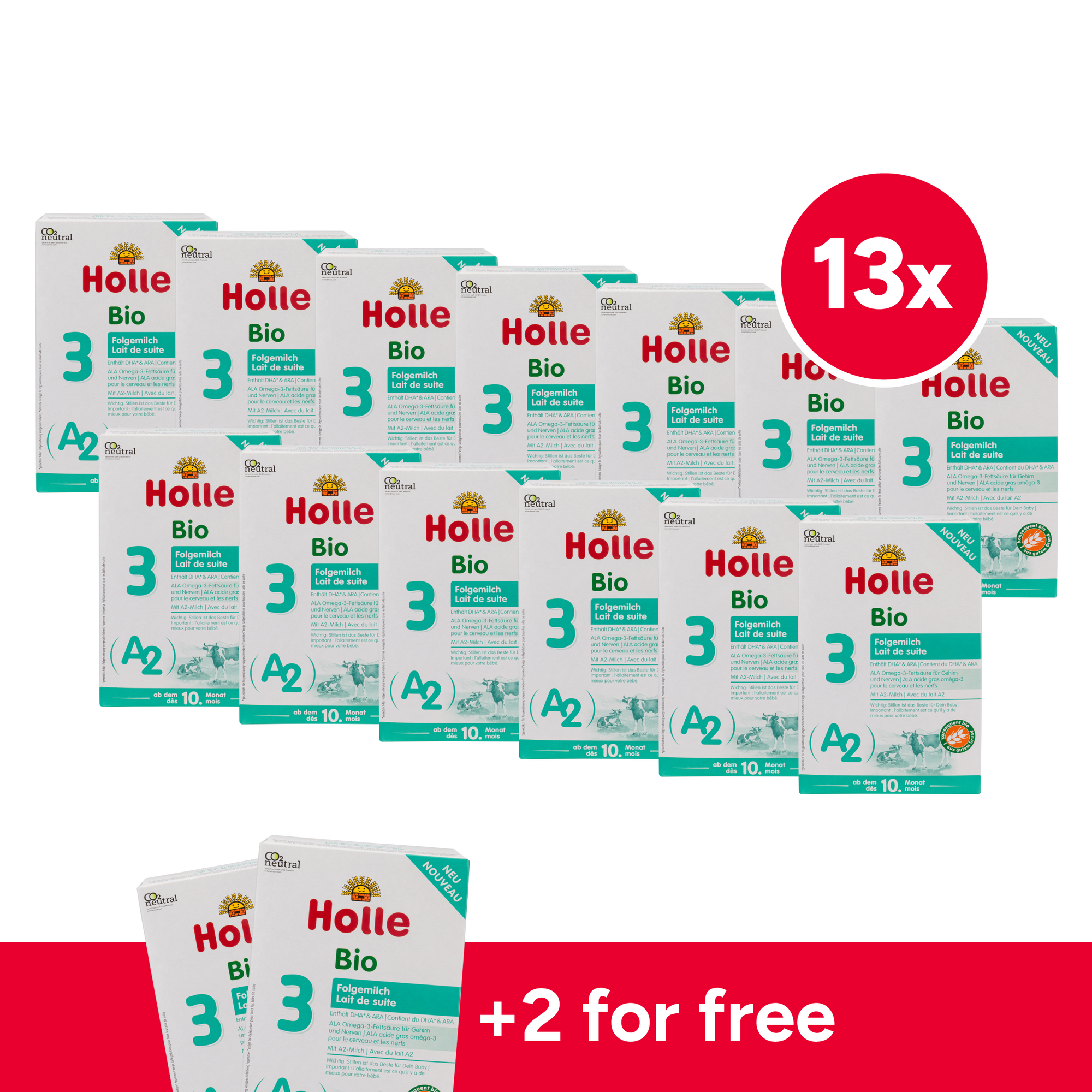 Holle A2 Cow Milk Baby Formula • Stage 3
