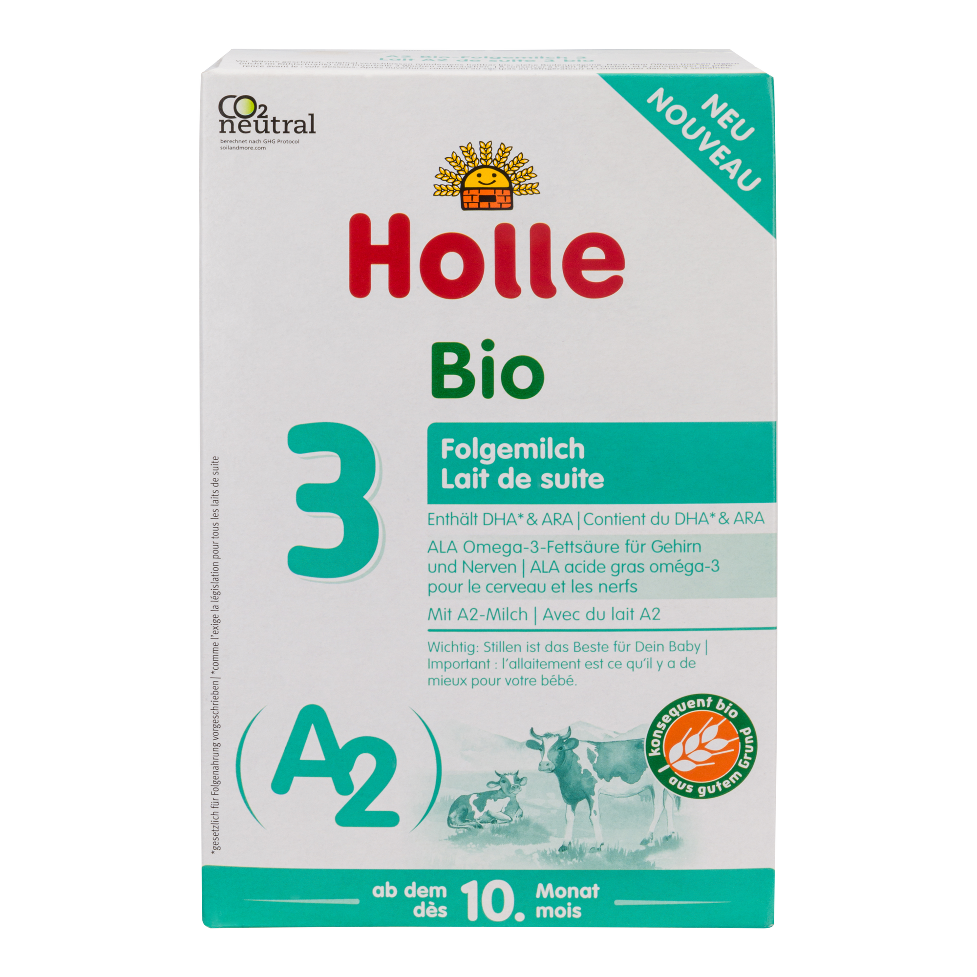 Holle A2 Cow Milk Baby Formula • Stage 3