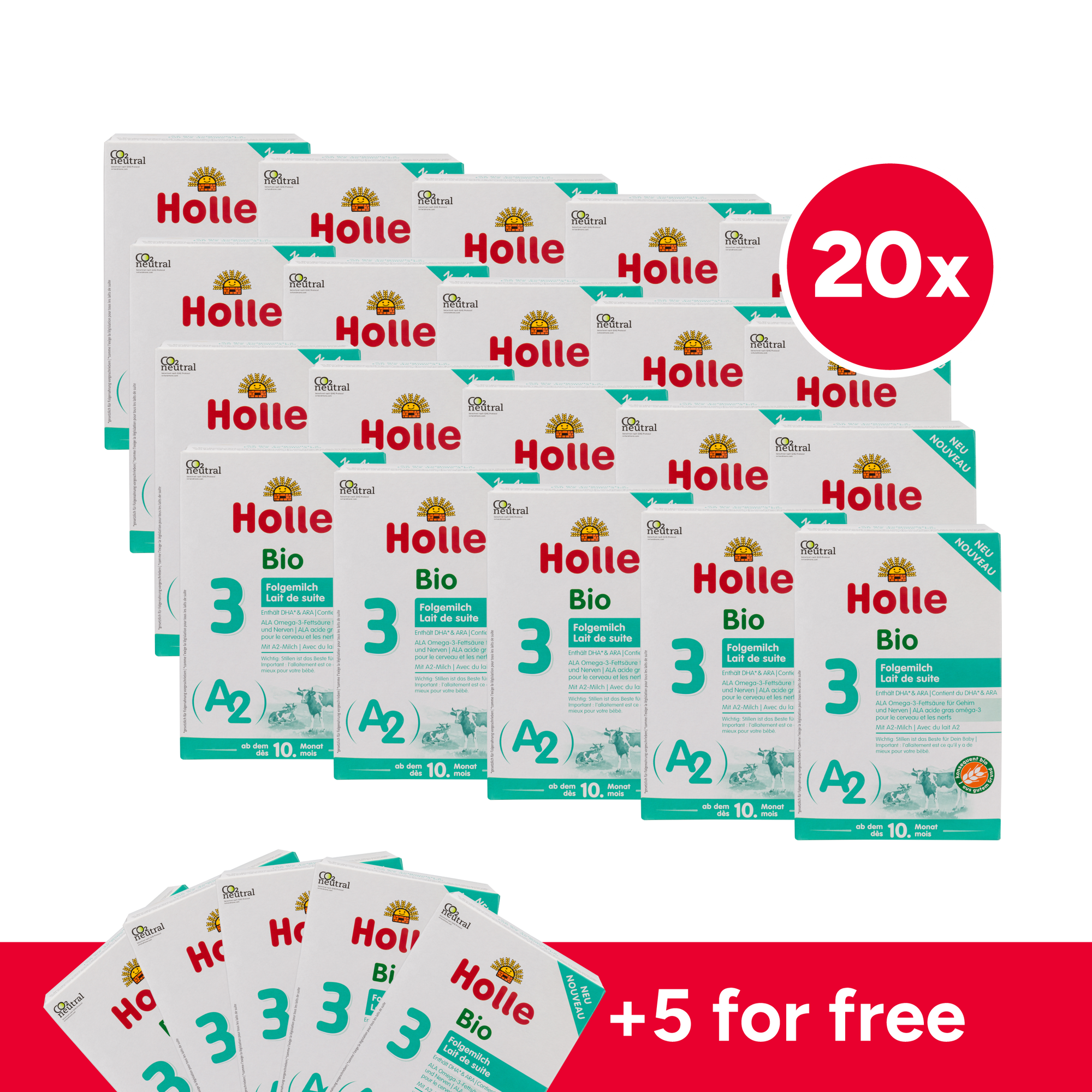 Holle A2 Cow Milk Baby Formula • Stage 3