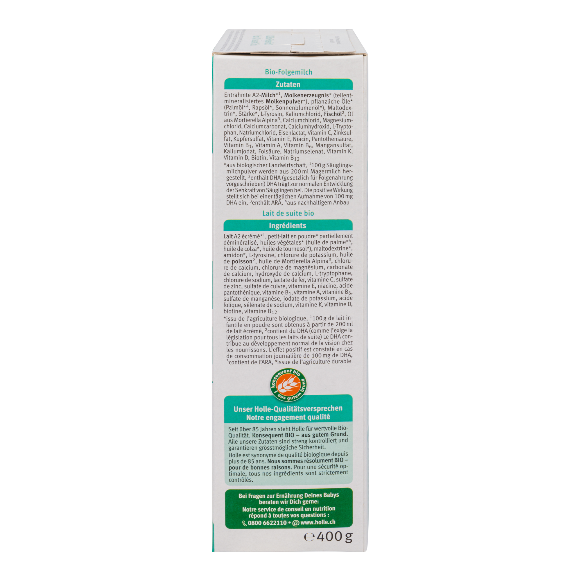 Holle A2 Cow Milk Baby Formula • Stage 3