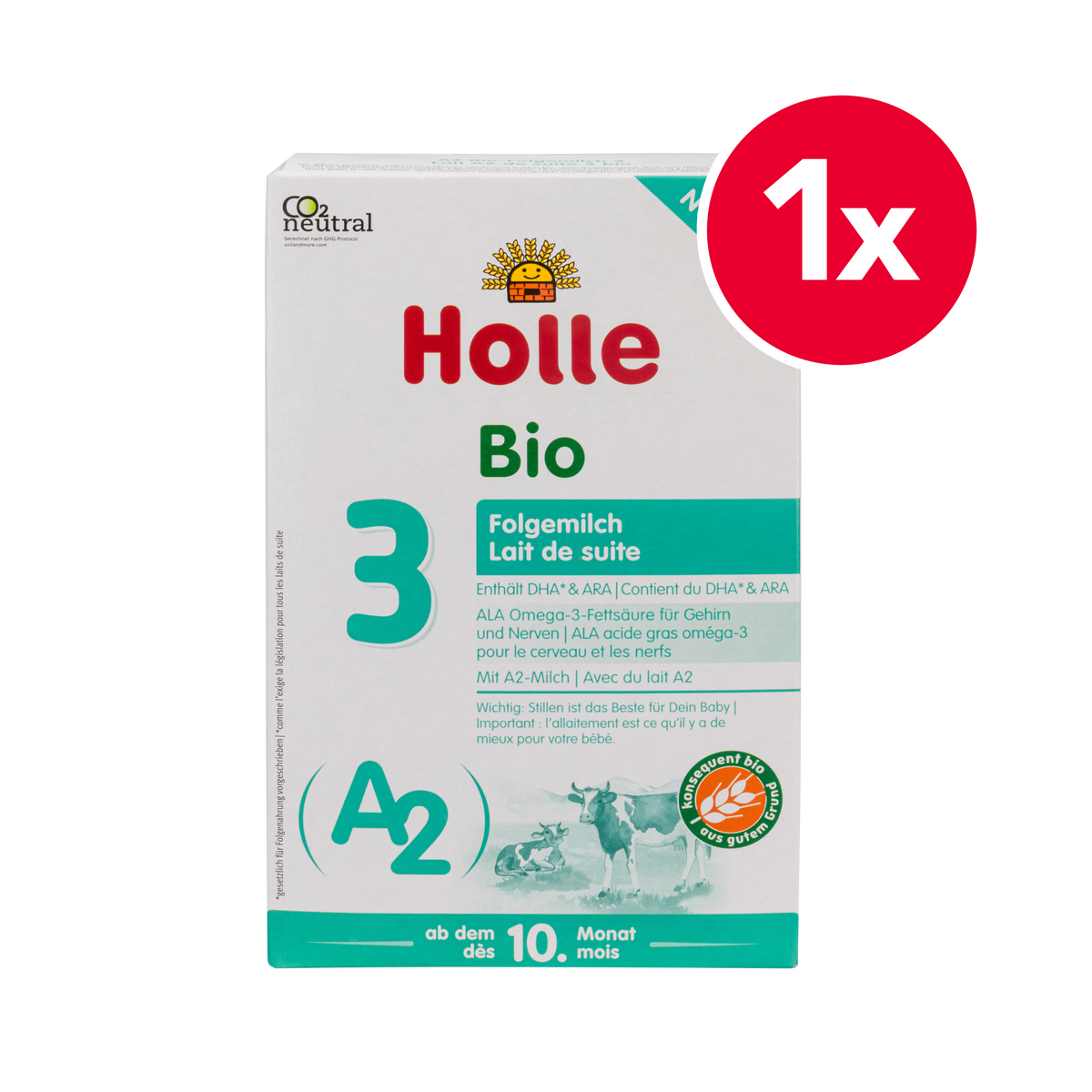 Holle A2 Cow Milk Baby Formula • Stage 3