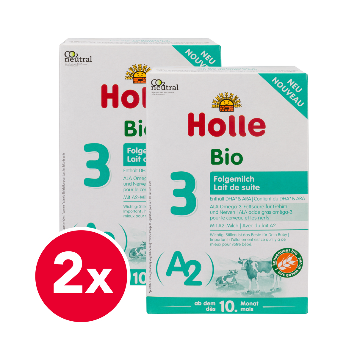 Holle A2 Cow Milk Baby Formula • Stage 3
