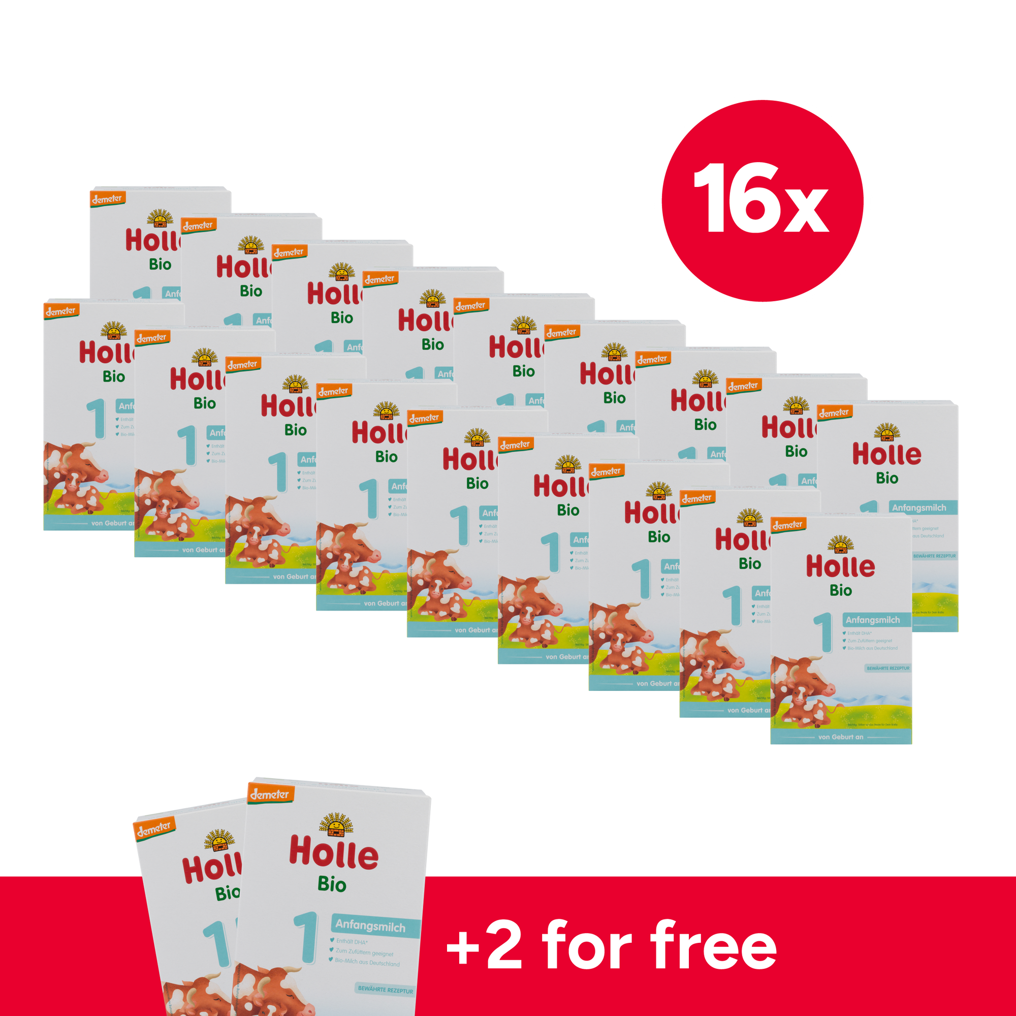 Holle German Cow Milk Baby Formula • Stage 1