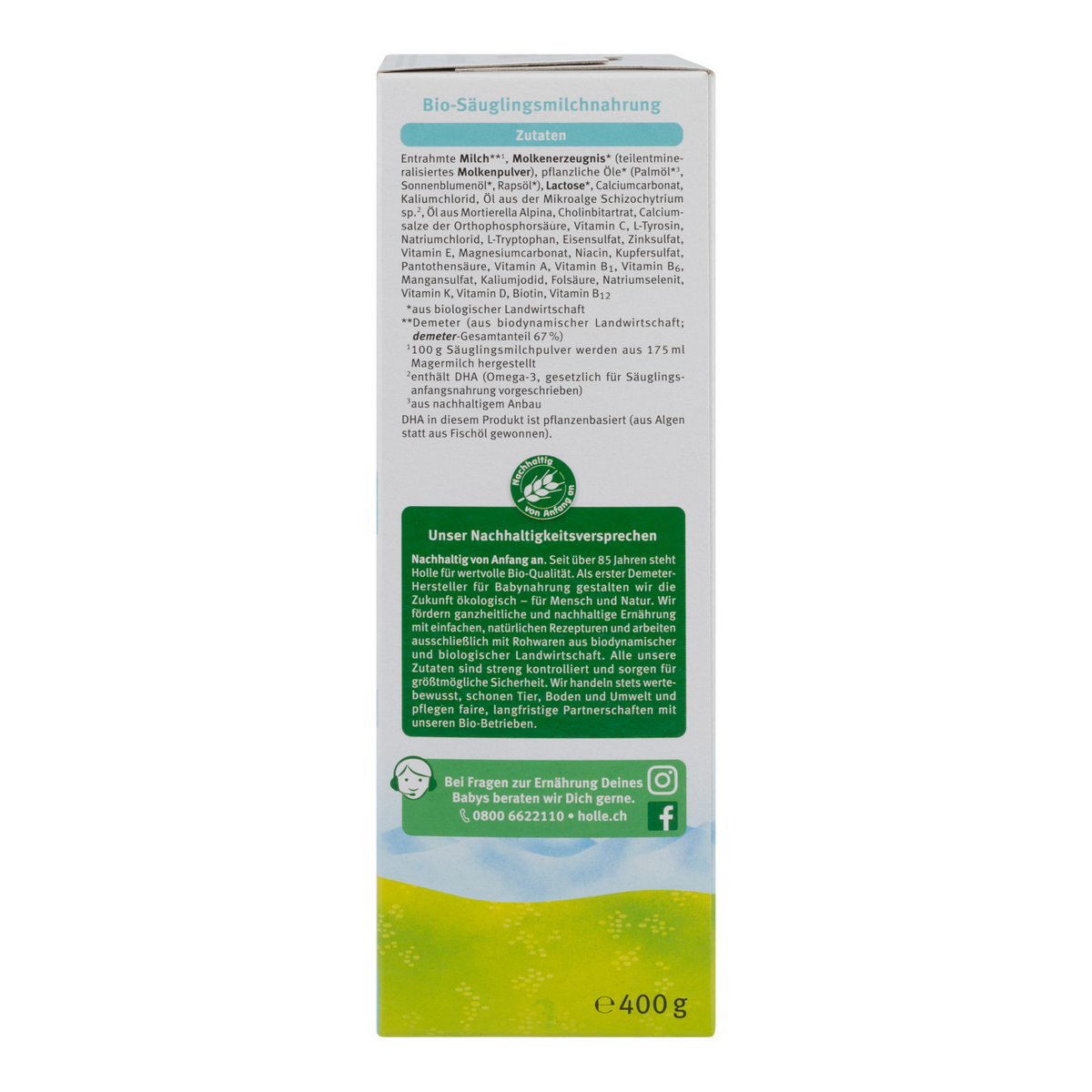 Holle German Cow Milk Baby Formula • Stage 1