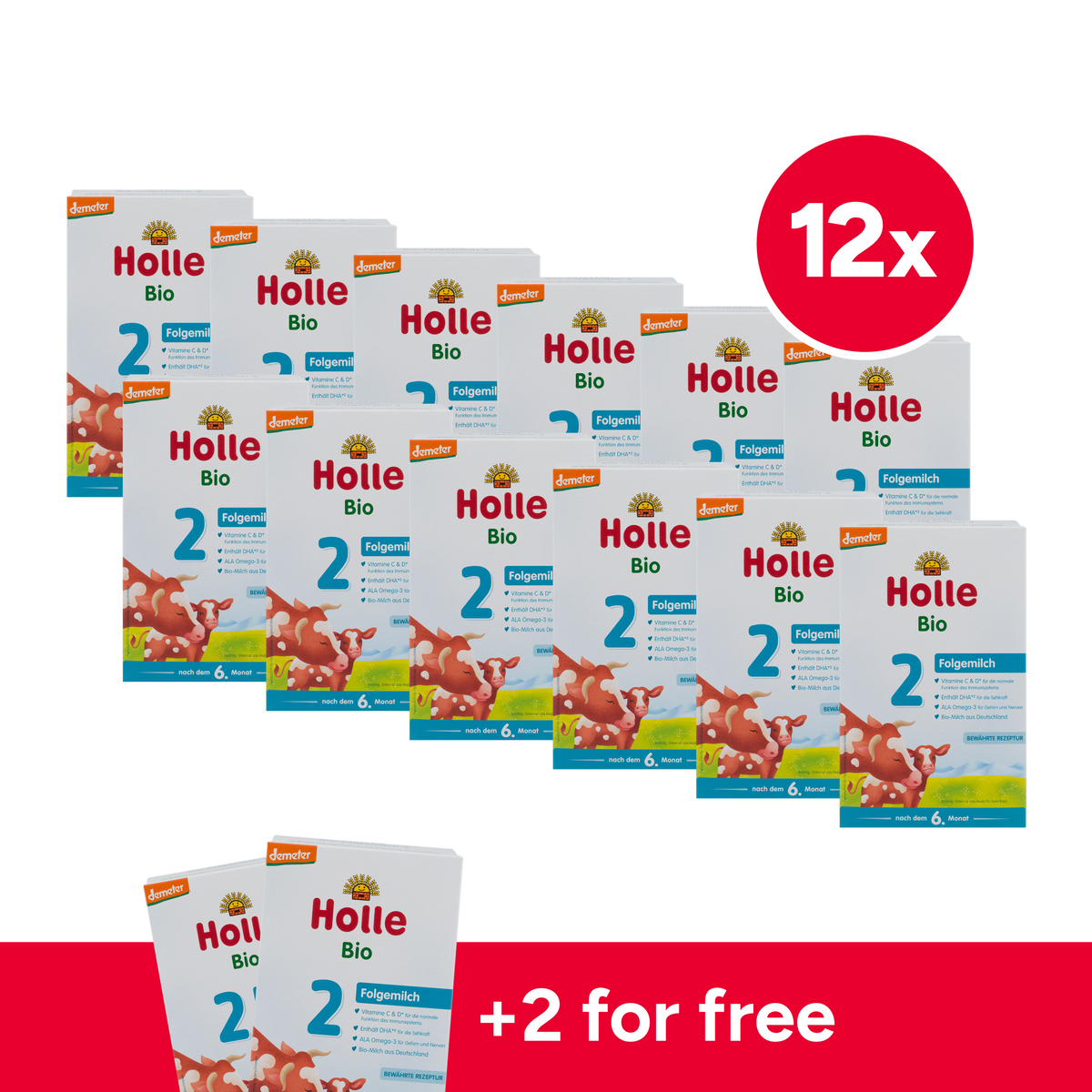 Holle German Cow Milk Baby Formula • Stage 2