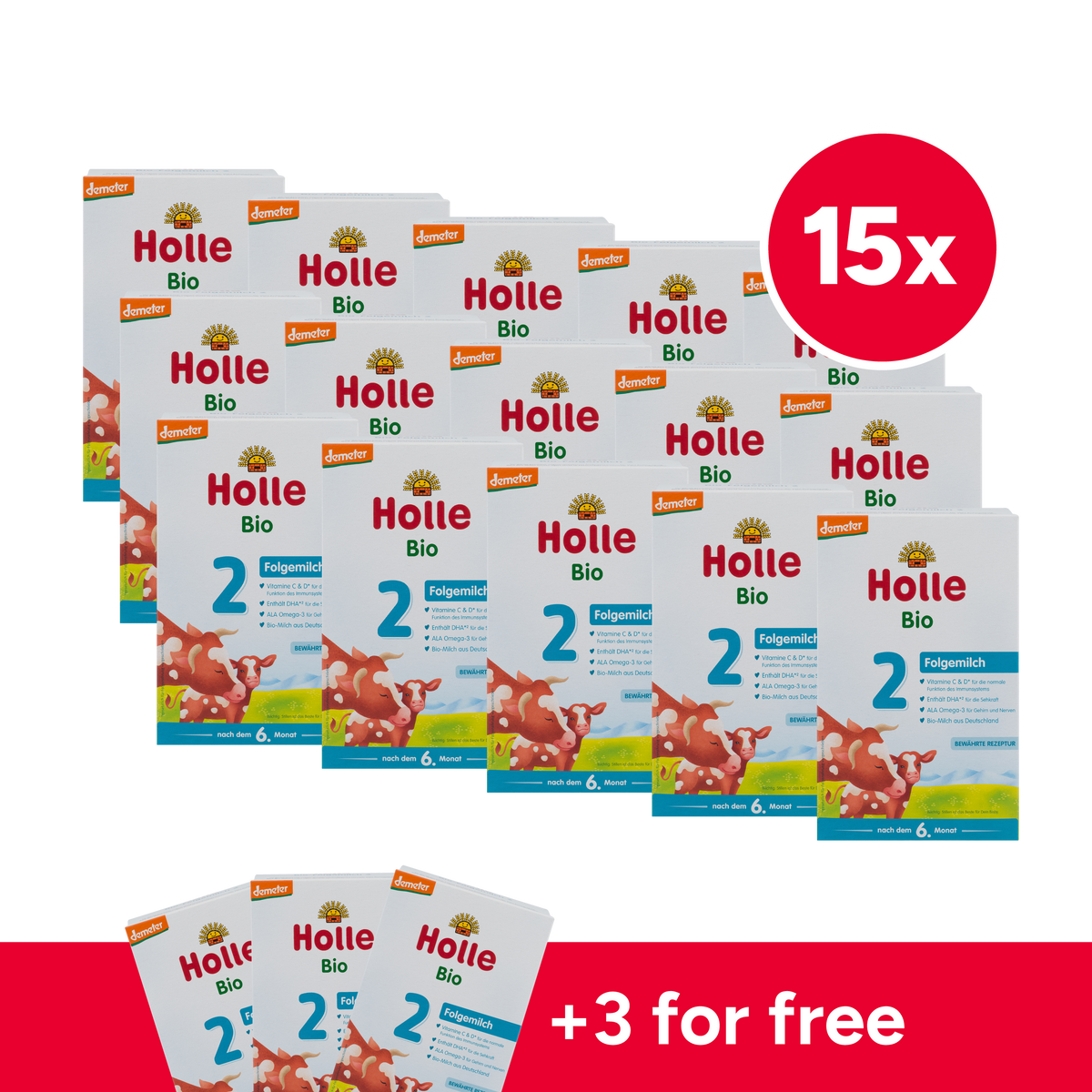 Holle German Cow Milk Baby Formula • Stage 2