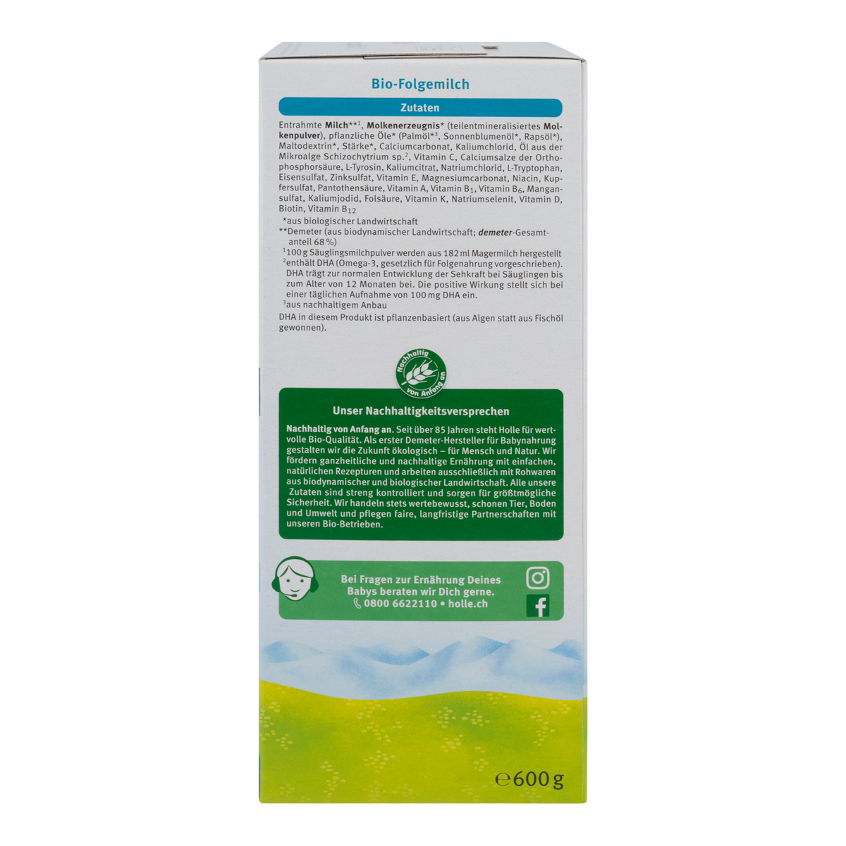 Holle German Cow Milk Baby Formula • Stage 2