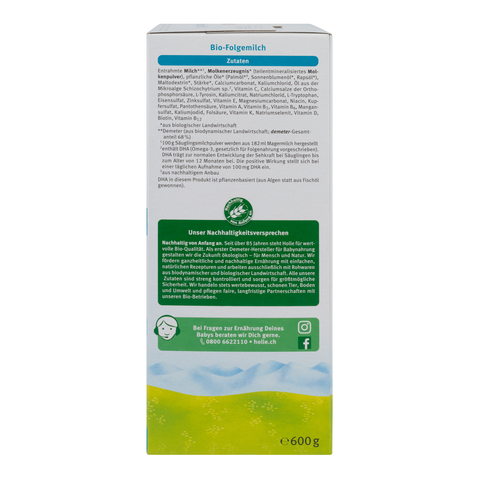 Holle German Cow Milk Baby Formula • Stage 2