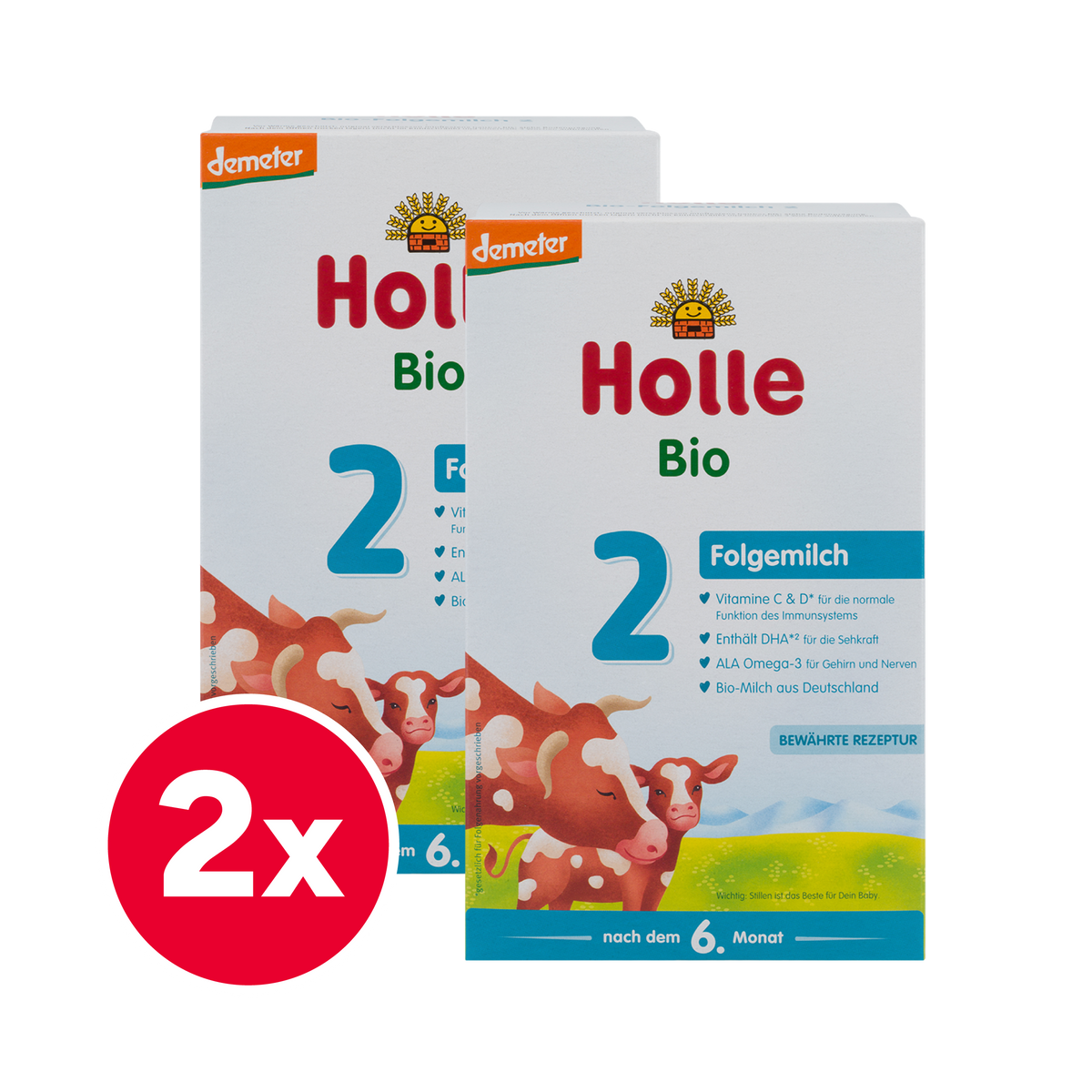 Holle German Cow Milk Baby Formula • Stage 2