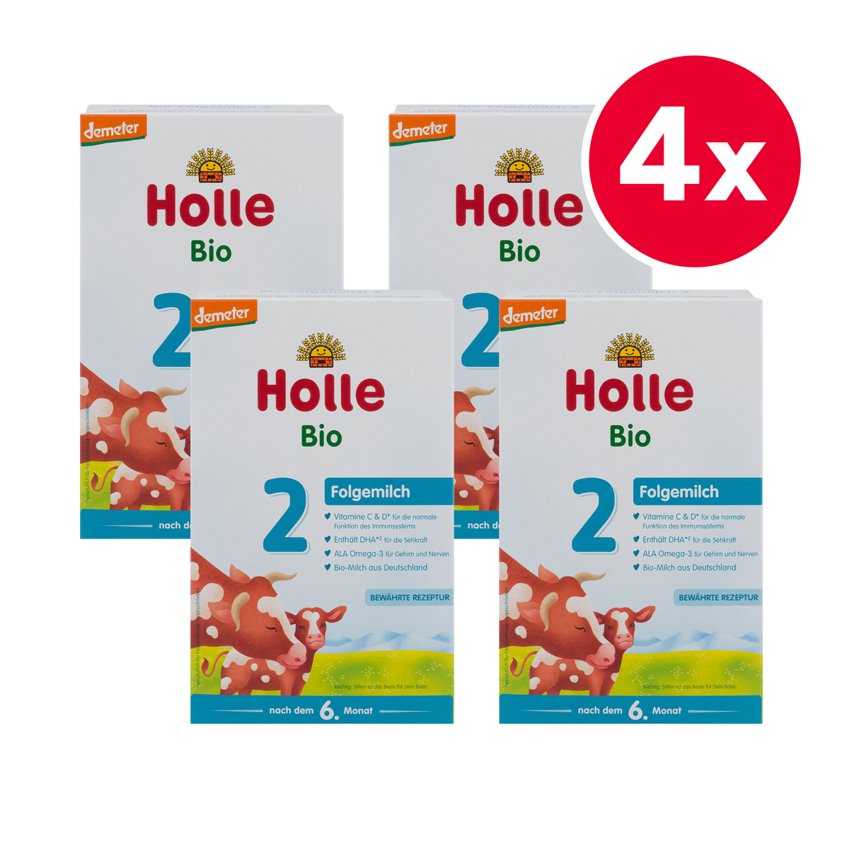 Holle German Cow Milk Baby Formula • Stage 2