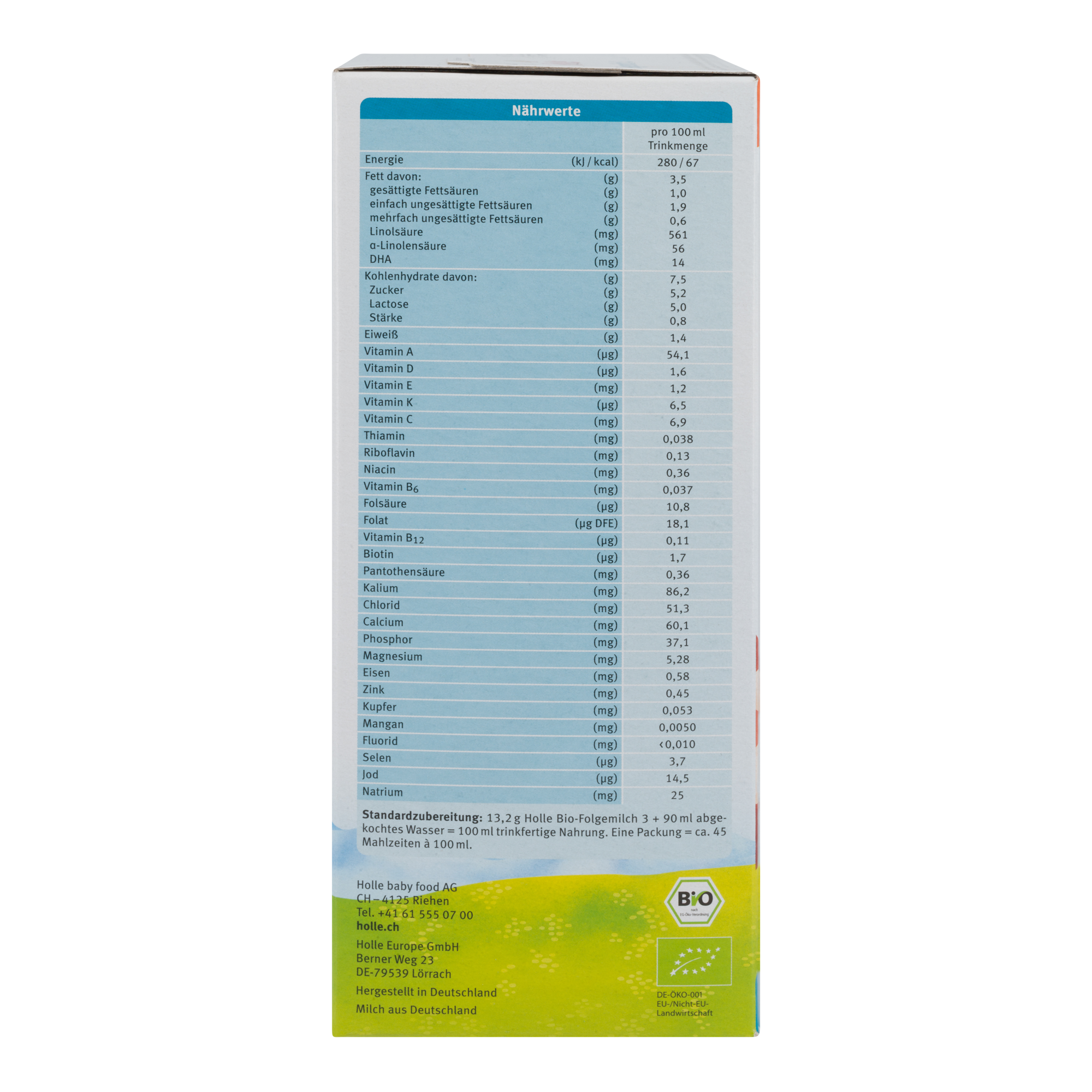 Holle German Cow Milk Baby Formula • Stage 3