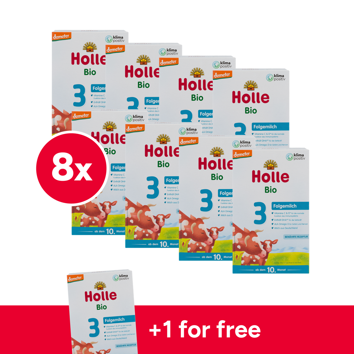 Holle German Cow Milk Baby Formula • Stage 3