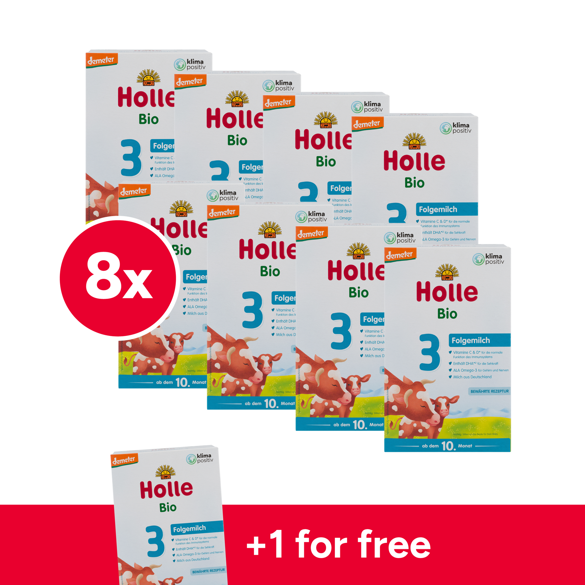 Holle German Cow Milk Baby Formula • Stage 3