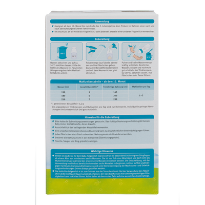 Holle German Cow Milk Baby Formula • Stage 4