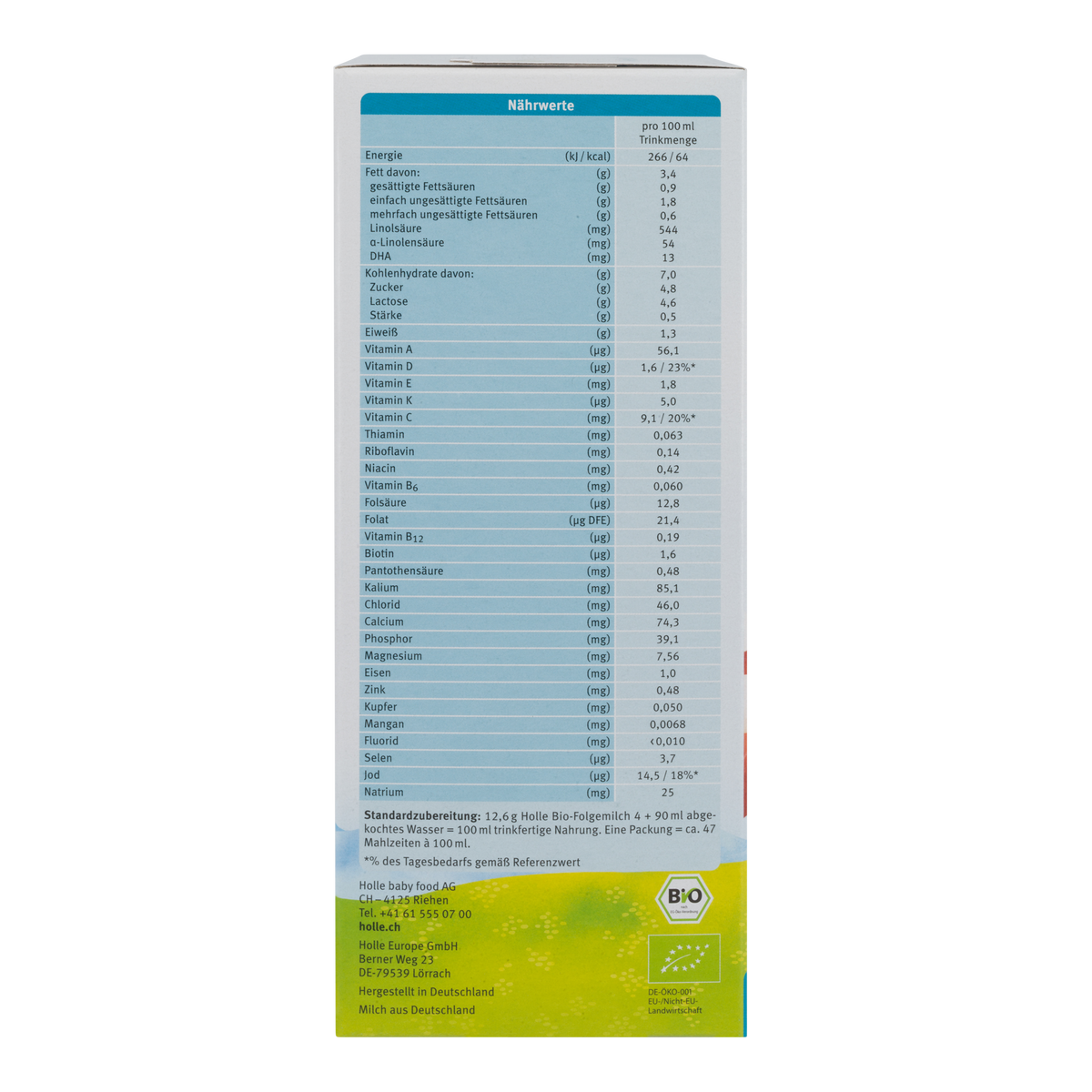 Holle German Cow Milk Baby Formula • Stage 4