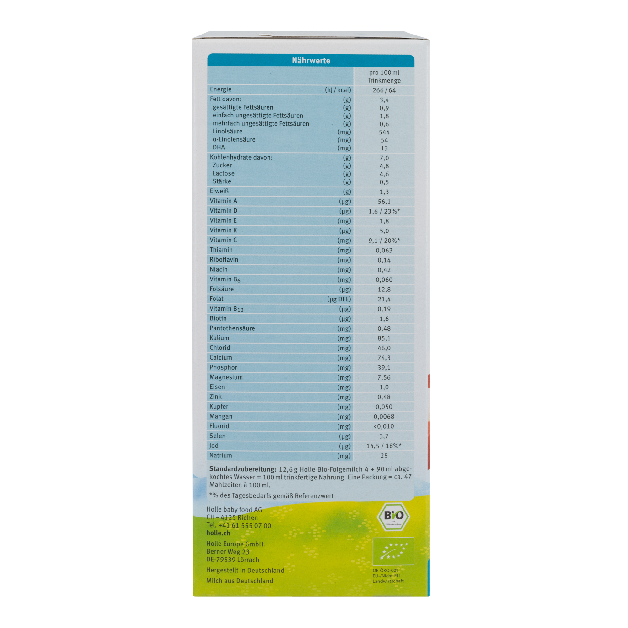 Holle German Cow Milk Baby Formula • Stage 4