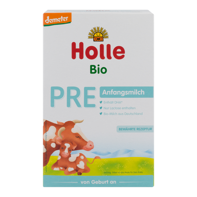 Holle German Cow Milk Baby Formula • Stage Pre