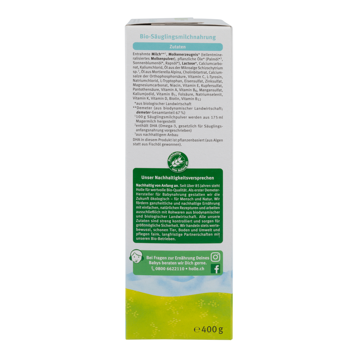 Holle German Cow Milk Baby Formula • Stage Pre