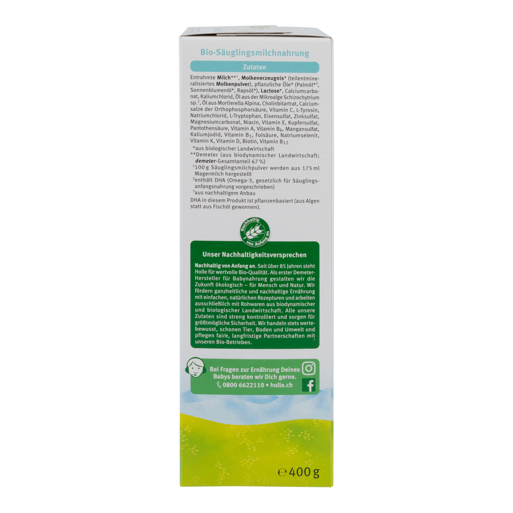 Holle German Cow Milk Baby Formula • Stage Pre
