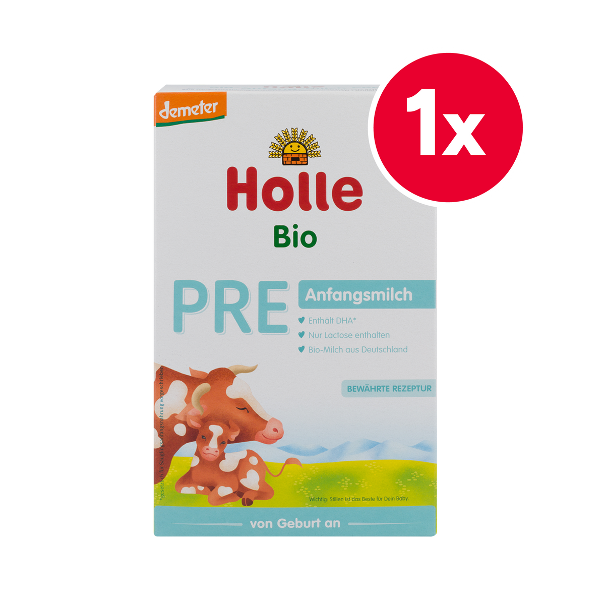 Holle German Cow Milk Baby Formula • Stage Pre