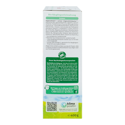 Holle German Goat Milk Baby Formula • Stage 1