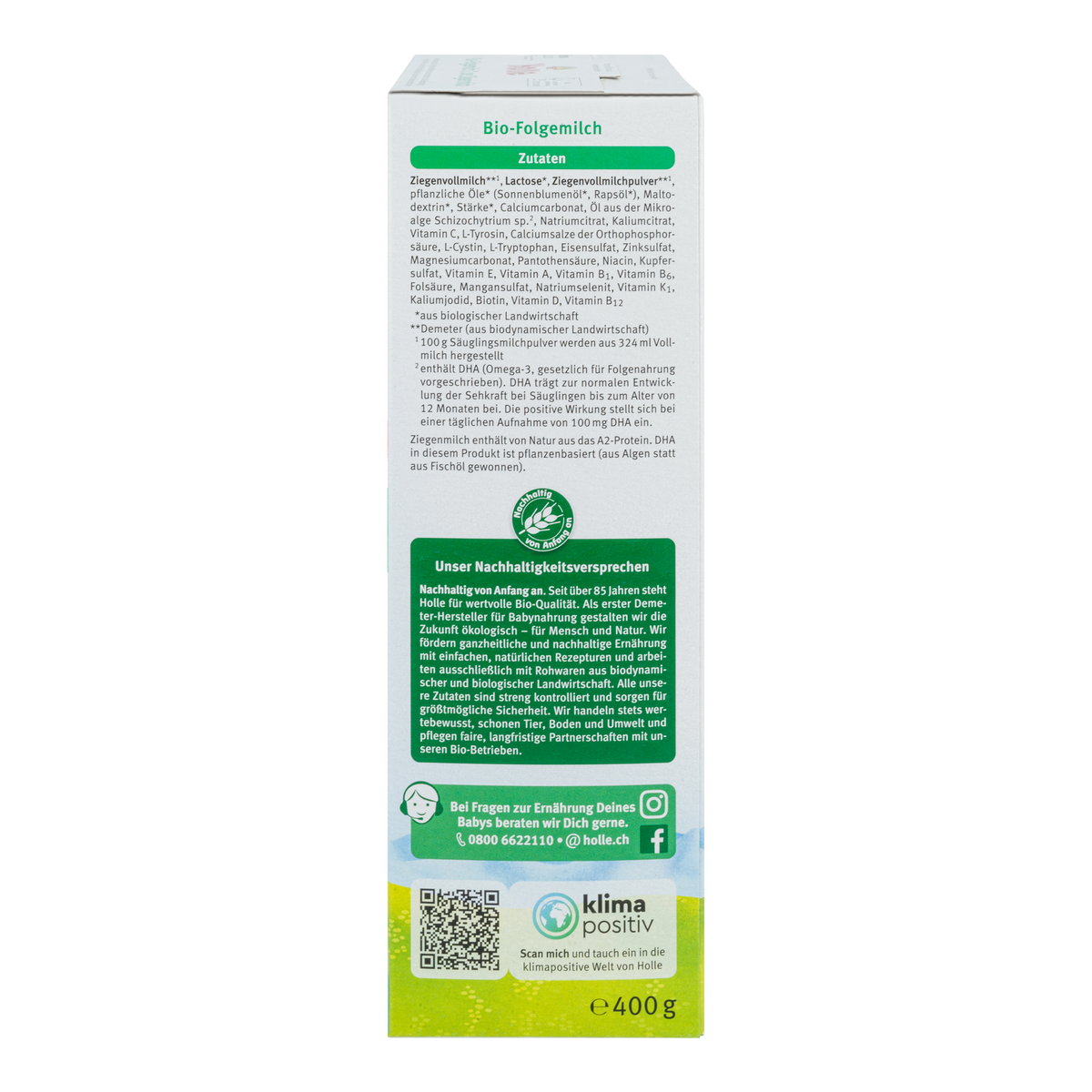 Holle German Goat Milk Baby Formula • Stage 2