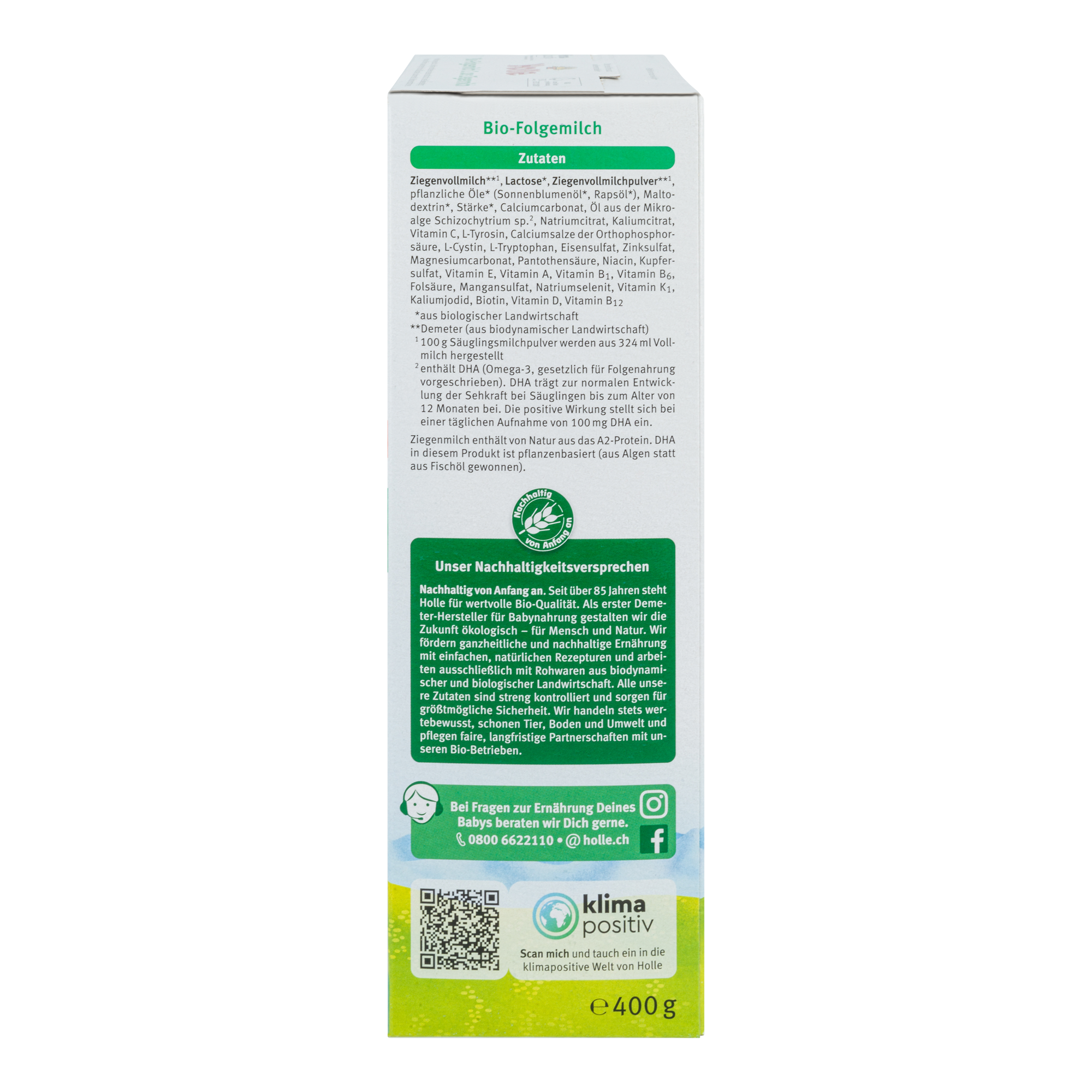 Holle German Goat Milk Baby Formula • Stage 2