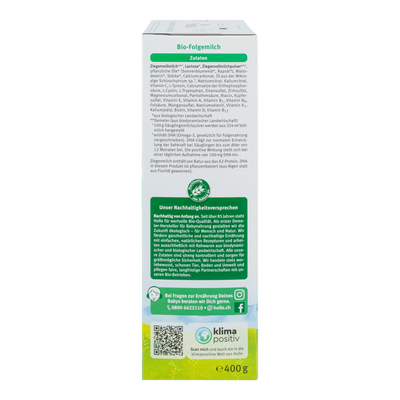 Holle German Goat Milk Baby Formula • Stage 2