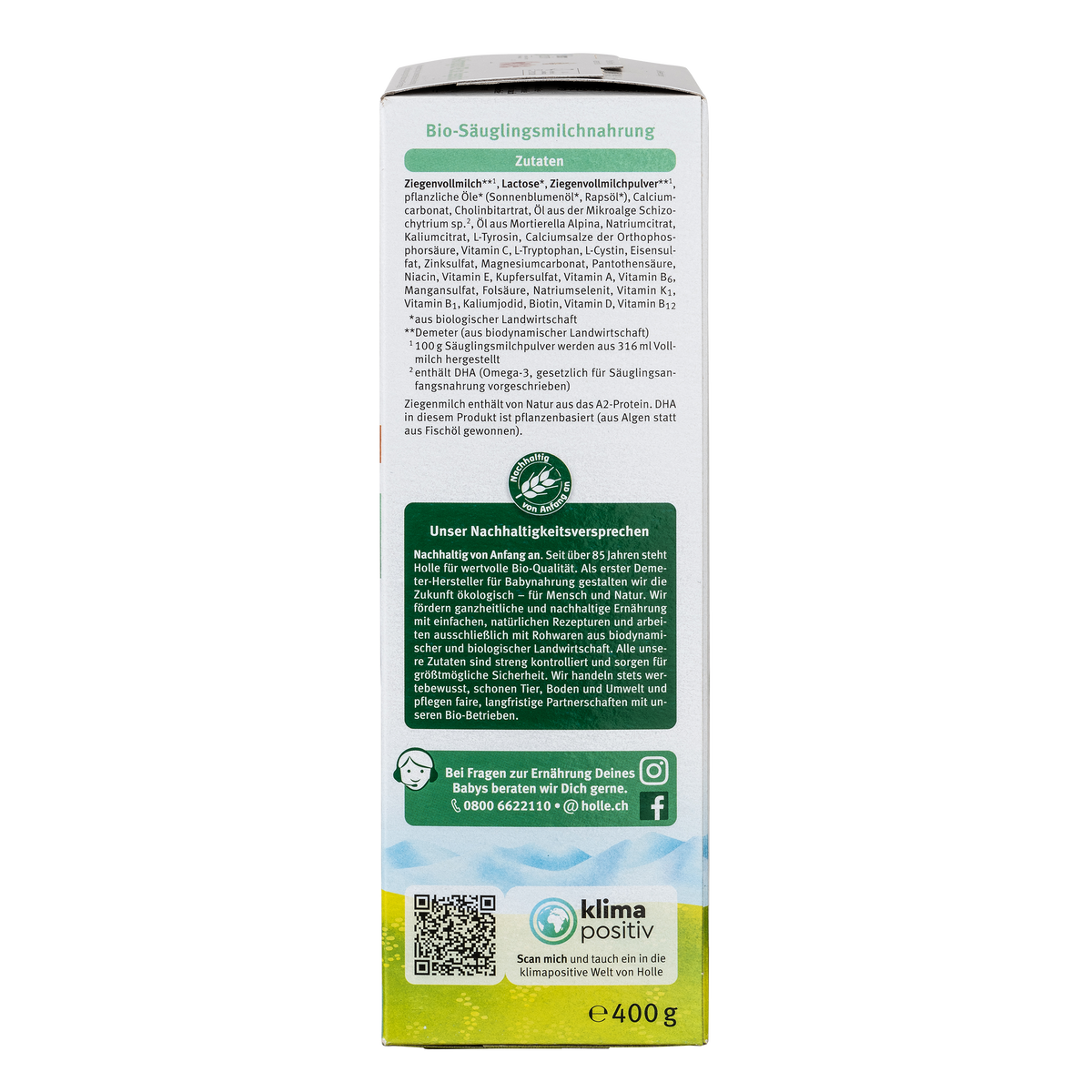 Holle German Goat Milk Baby Formula • Stage Pre