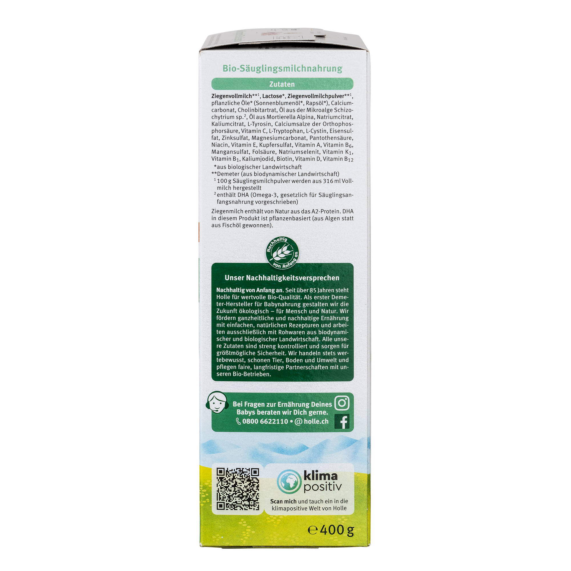 Holle German Goat Milk Baby Formula • Stage Pre