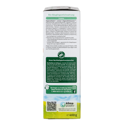 Holle German Goat Milk Baby Formula • Stage Pre