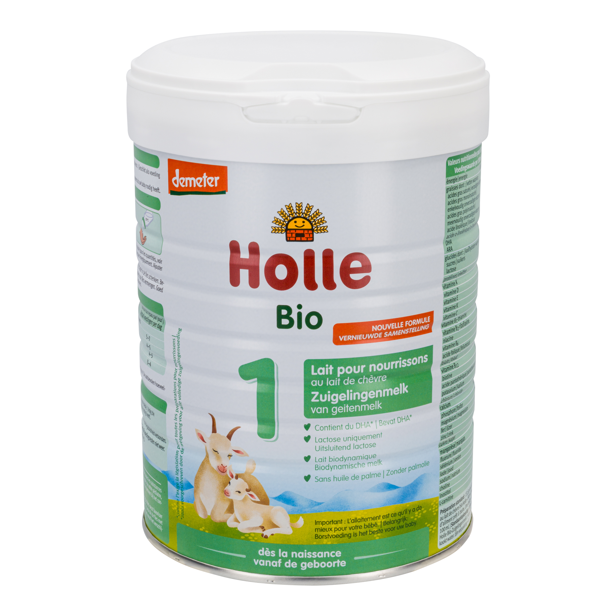 Holle Dutch Goat Milk Baby Formula • Stage 1