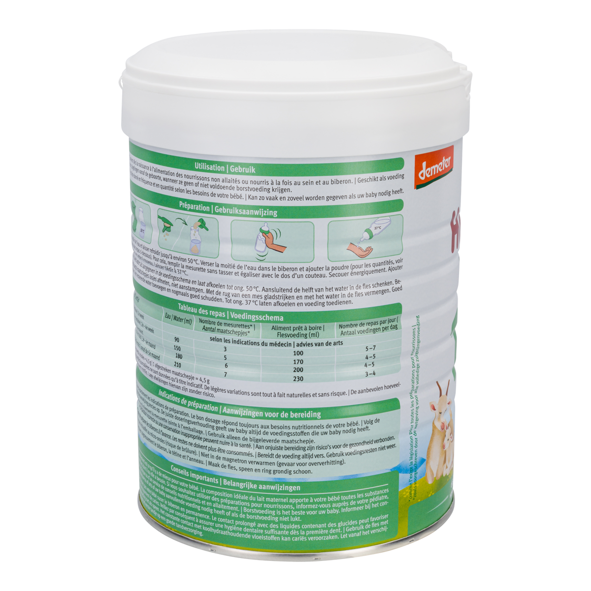 Holle Dutch Goat Milk Baby Formula • Stage 1