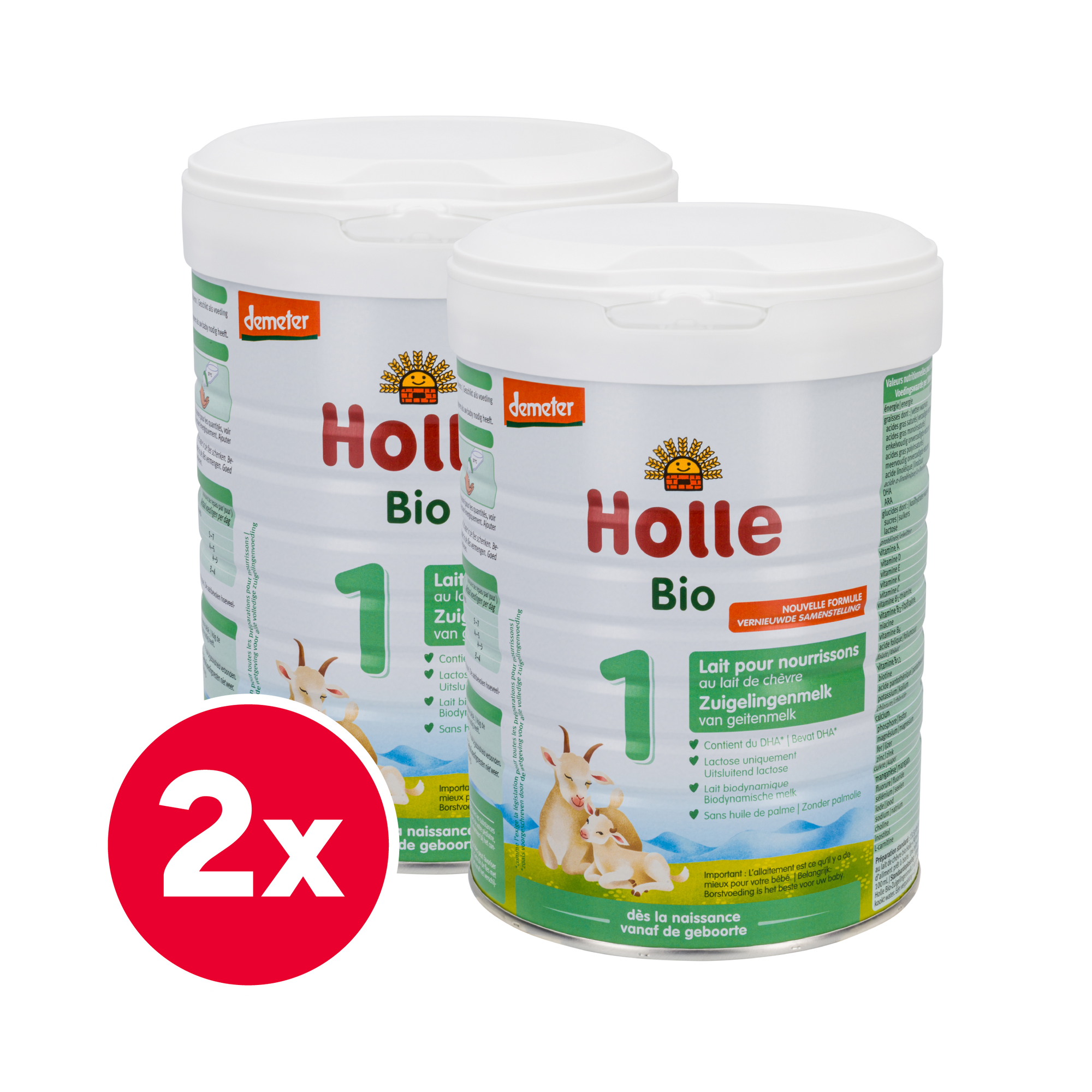 Holle Dutch Goat Milk Baby Formula • Stage 1