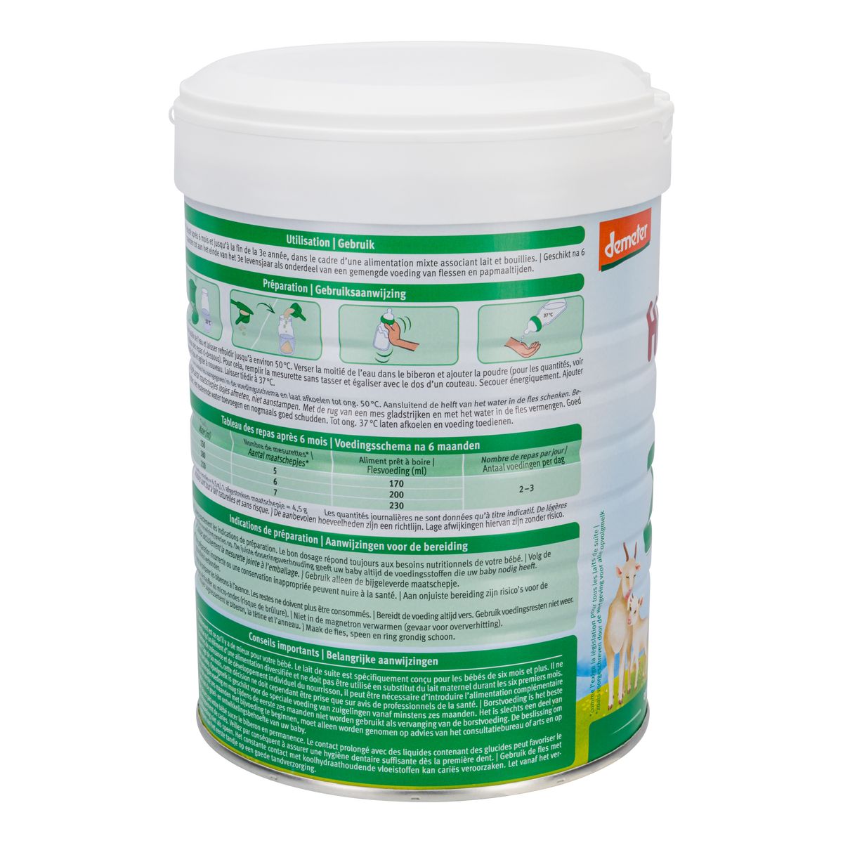 Holle Dutch Goat Milk Baby Formula • Stage 2