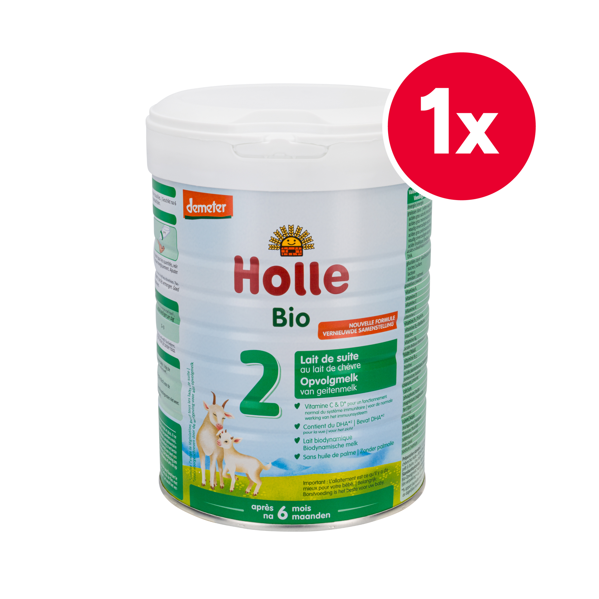 Holle Dutch Goat Milk Baby Formula • Stage 2