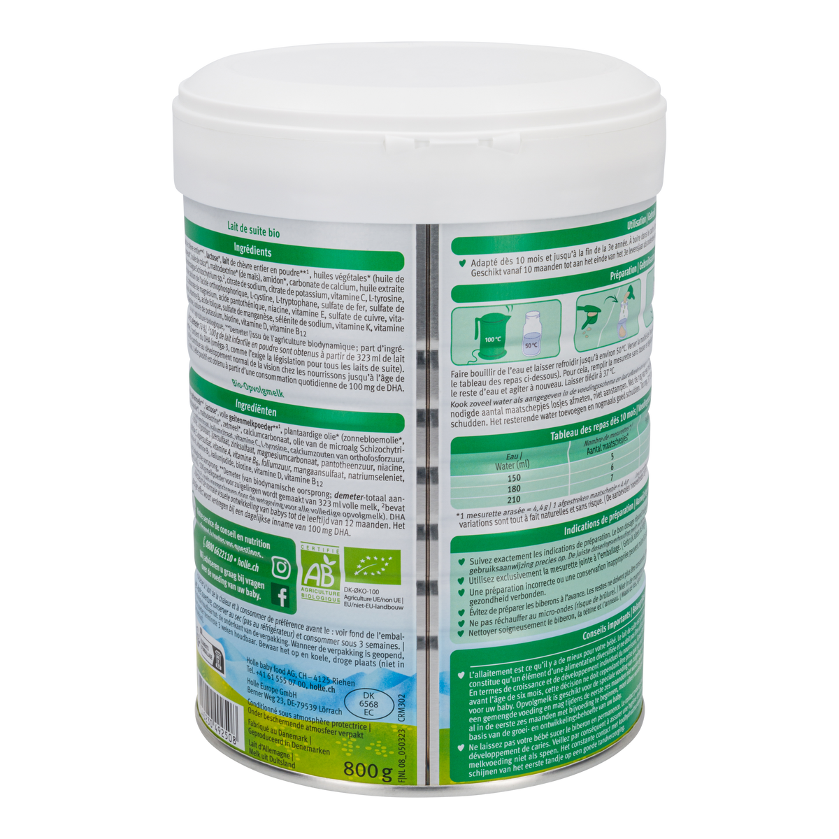 Holle Dutch Goat Milk Baby Formula • Stage 3