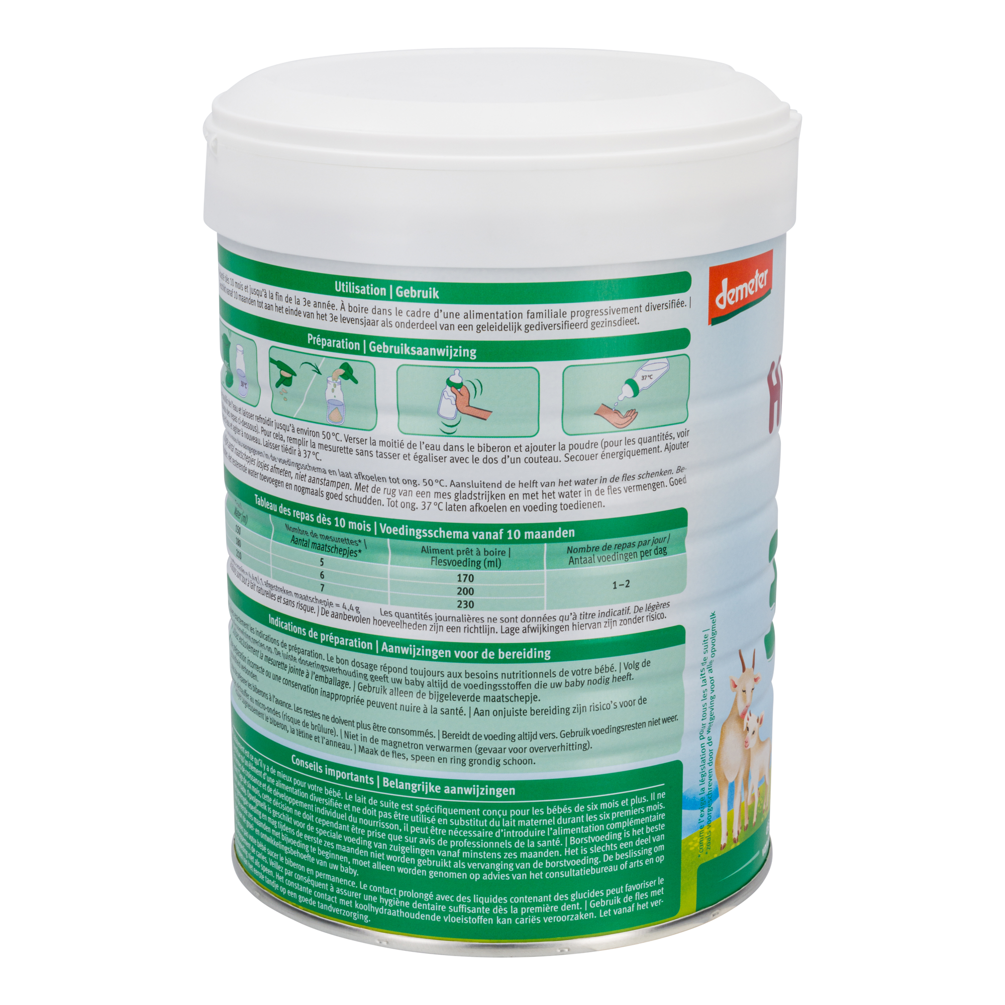 Holle Dutch Goat Milk Baby Formula • Stage 3