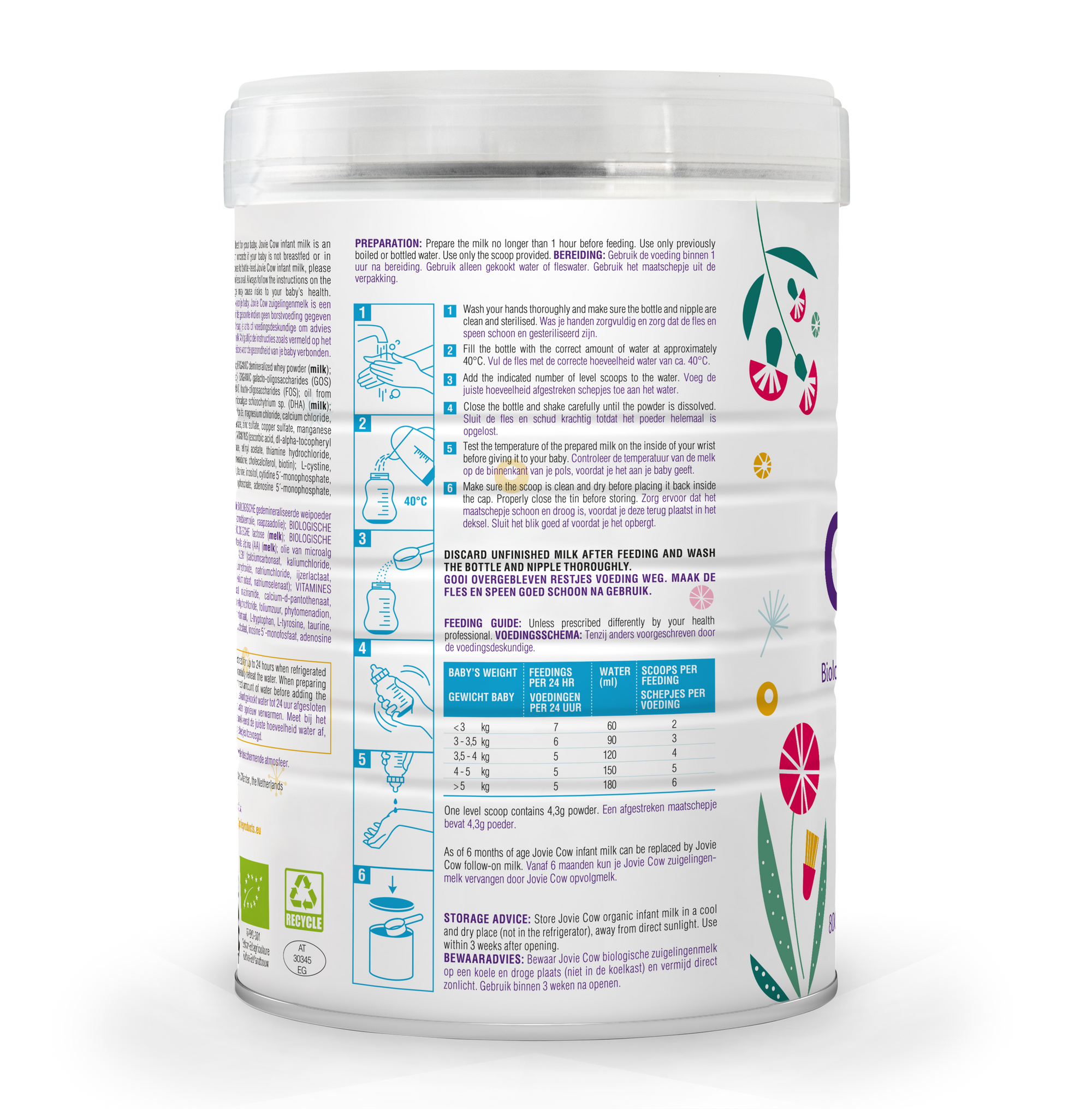 Jovie Cow Milk Baby Formula • Stage 1
