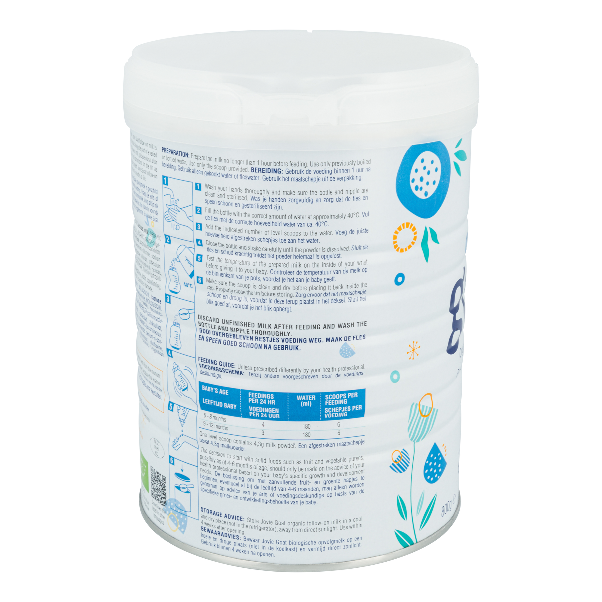 Jovie Goat Milk Baby Formula • Stage 2