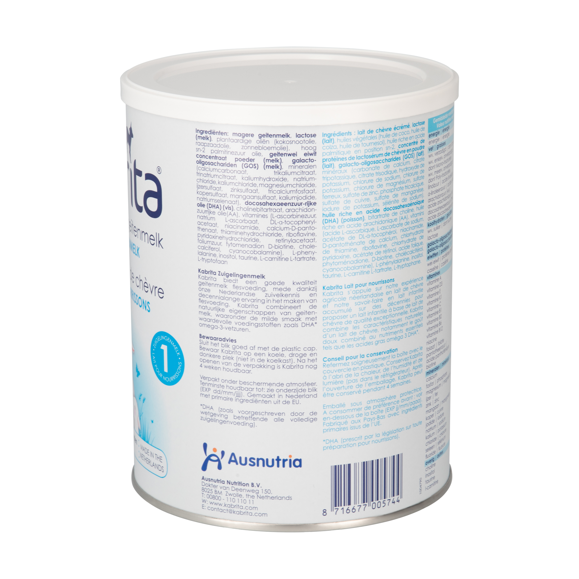 Kabrita Goat Milk Baby Formula 800 gr • Stage 1