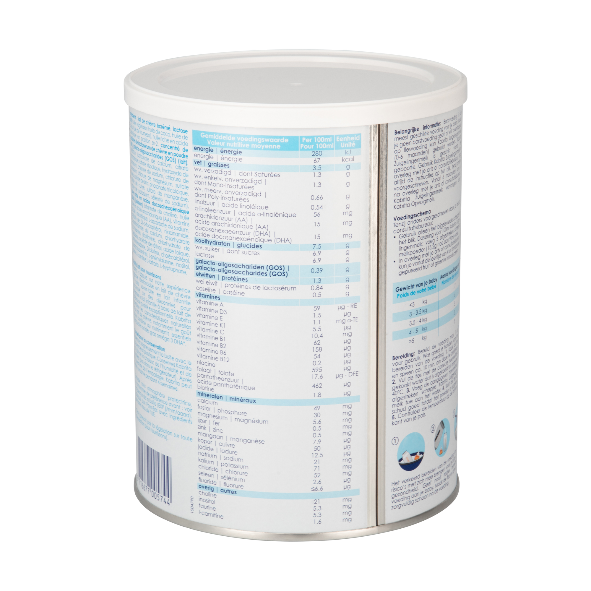 Kabrita Goat Milk Baby Formula 800 gr • Stage 1