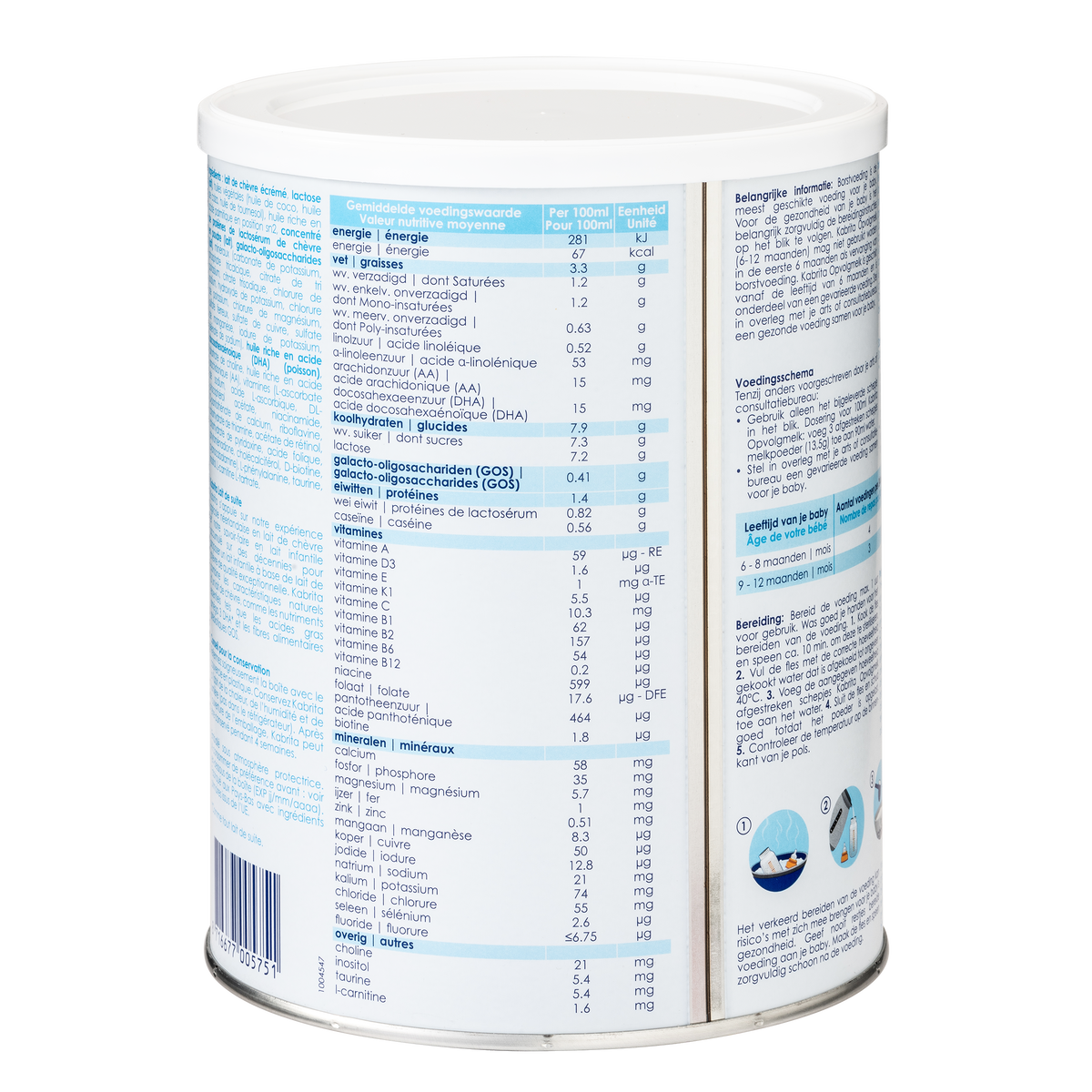 Kabrita Goat Milk Baby Formula 800 gr • Stage 2
