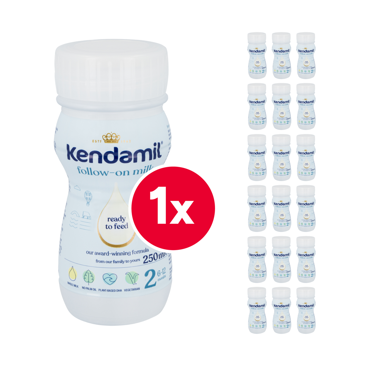 Kendamil Classic Ready to Feed Cow Milk Follow-on Baby Formula • Stage 2