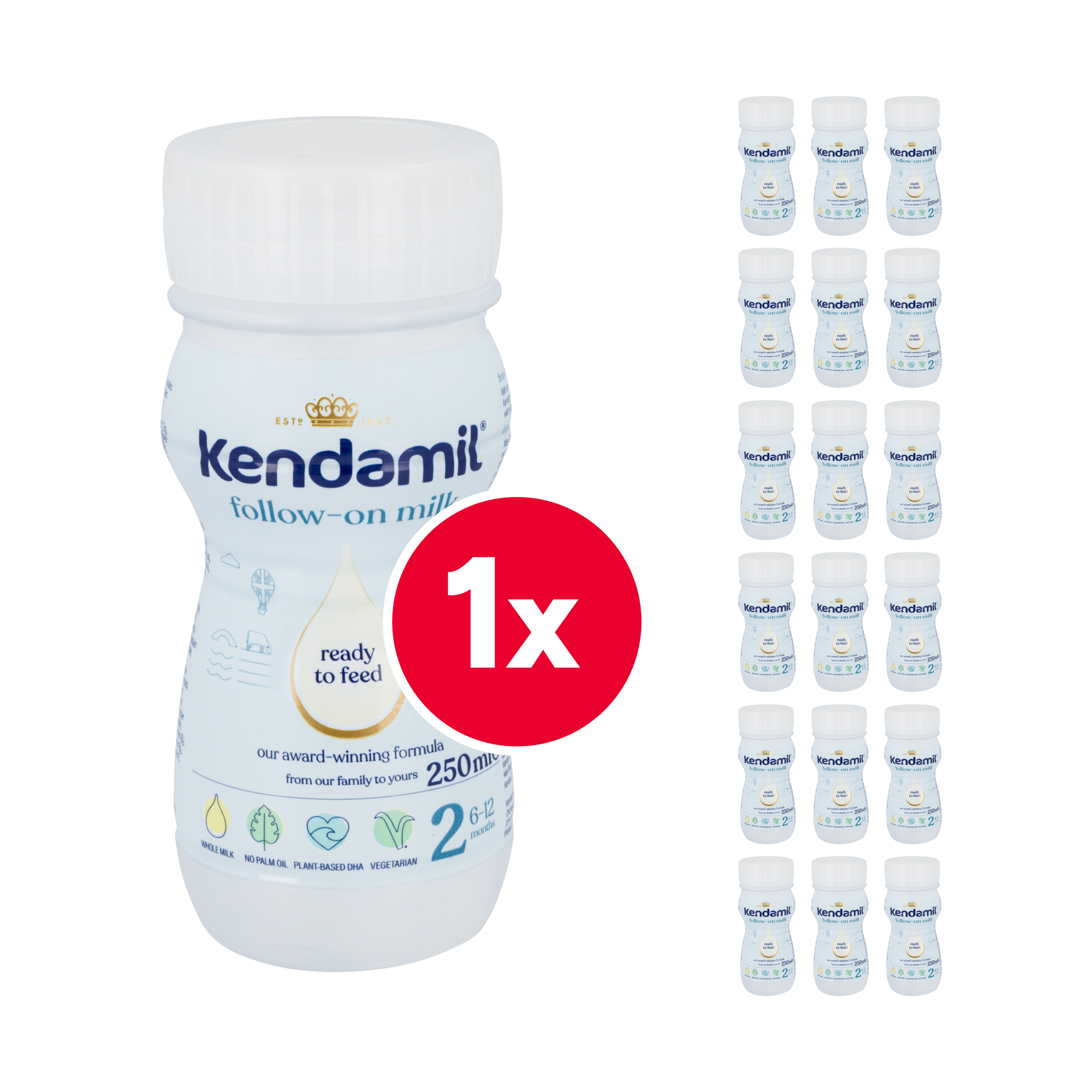 Kendamil Classic Ready to Feed Cow Milk Follow-on Baby Formula • Stage 2