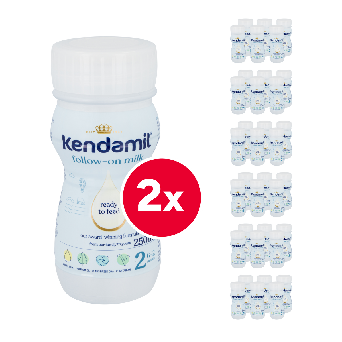 Kendamil Classic Ready to Feed Cow Milk Follow-on Baby Formula • Stage 2