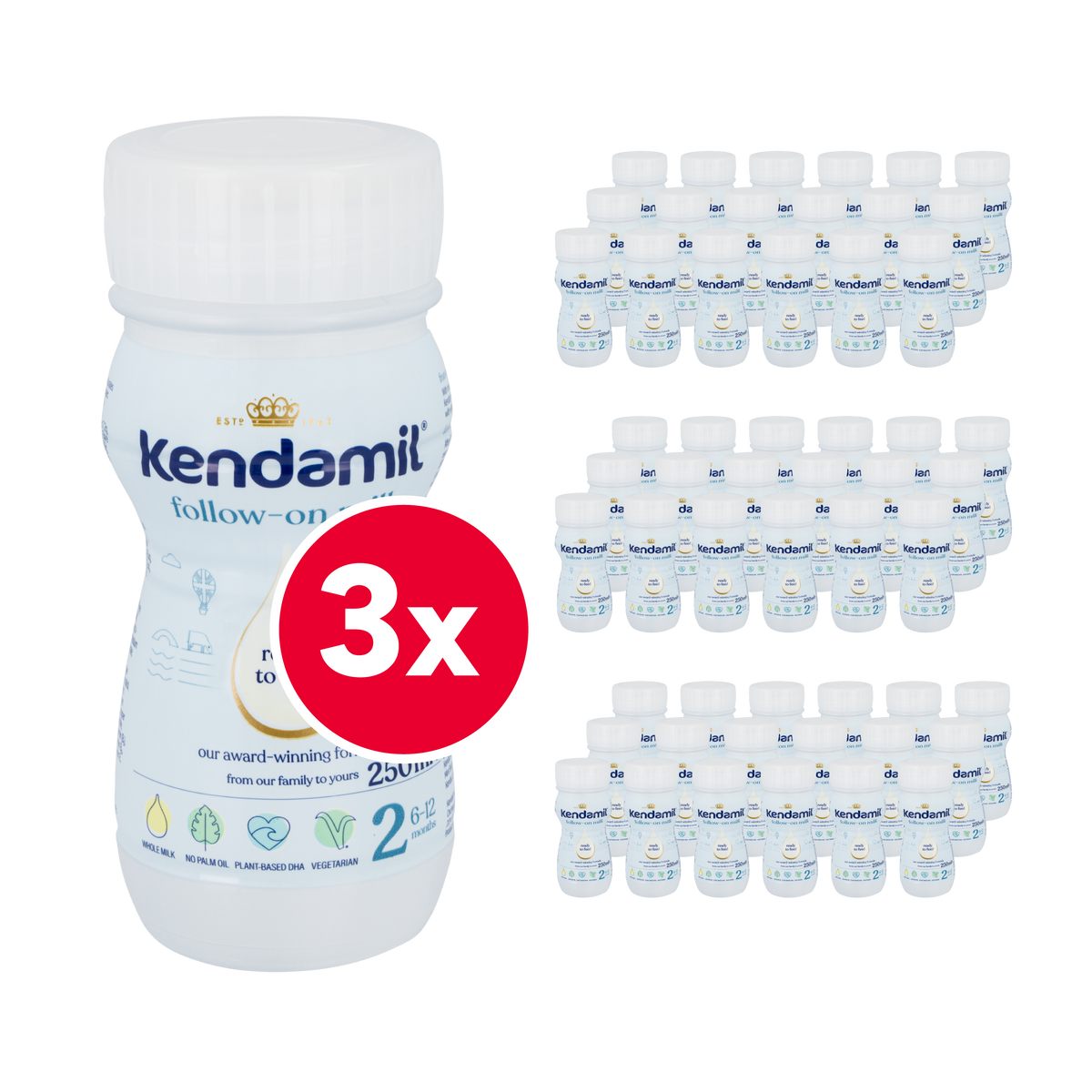 Kendamil Classic Ready to Feed Cow Milk Follow-on Baby Formula • Stage 2