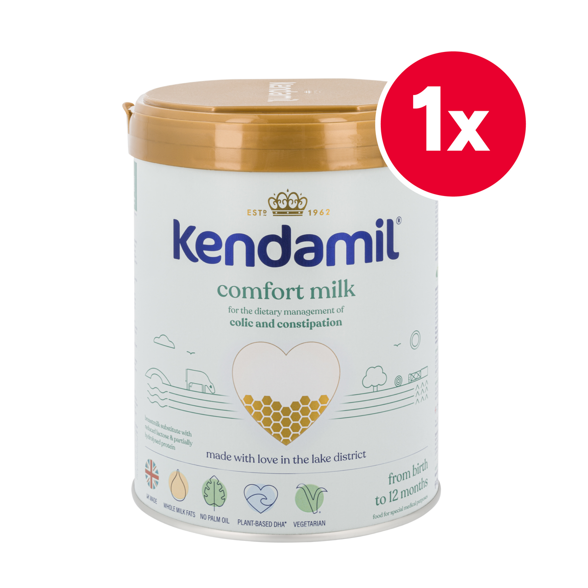 Kendamil Comfort Cow Milk Baby Formula • Stage 1-2