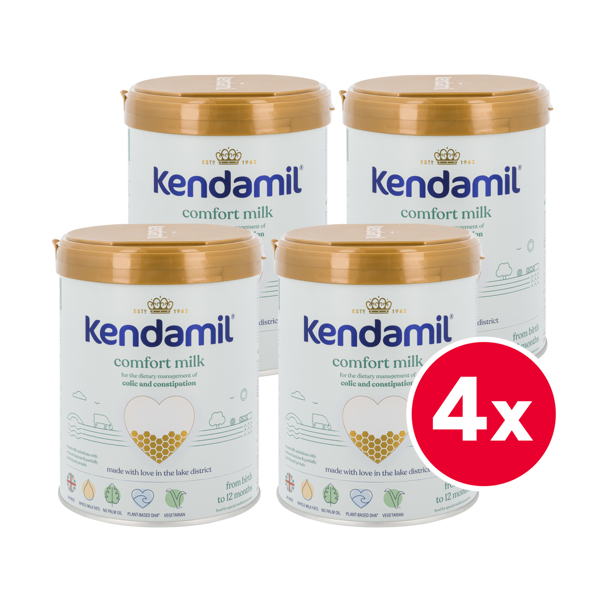Kendamil Comfort Cow Milk Baby Formula • Stage 1-2